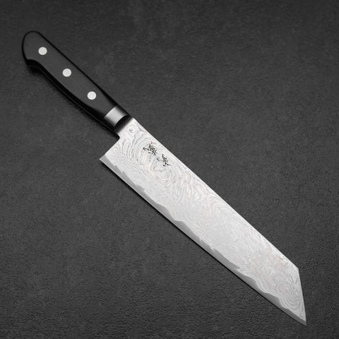 Kiritsuke AUS-10 Damascus Black Western Handle 210mm (8.3”)-[Musashi]-[Japanese-Kitchen-Knives]