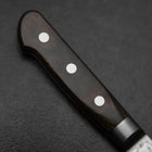 Kiritsuke AUS-10 Damascus Brown Western Handle 210mm (8.3”)-[Musashi]-[Japanese-Kitchen-Knives]