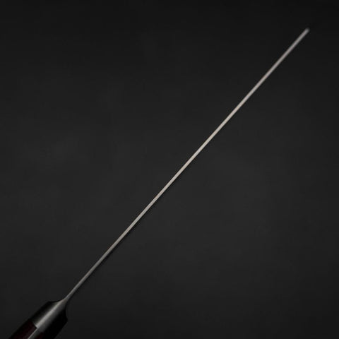 Kiritsuke AUS-10 Damascus Red Western Handle 210mm (8.3”)-[Musashi]-[Japanese-Kitchen-Knives]