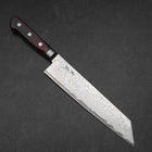 Kiritsuke AUS-10 Damascus Red Western Handle 210mm (8.3”)-[Musashi]-[Japanese-Kitchen-Knives]