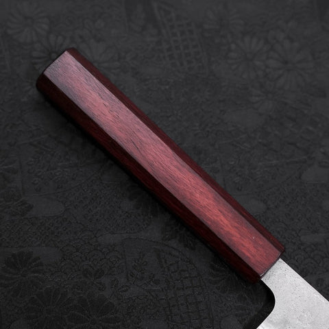 Kiritsuke AUS-10 Nashiji Damasco Mango Urushi Morado 210 mm