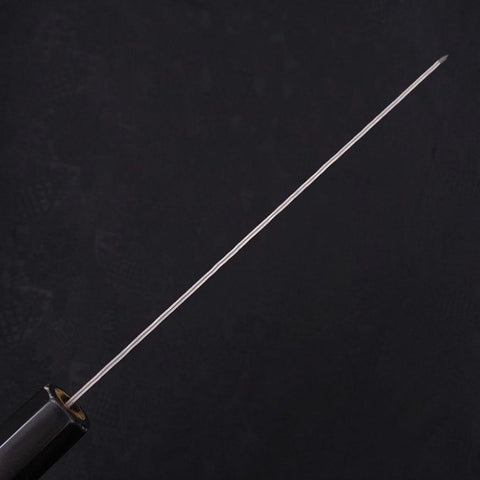 Kiritsuke AUS-10 Tsuchime Damascus Buffalo Magnolia Handle 210mm-[Musashi]-[Japanese-Kitchen-Knives]