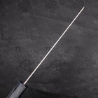 Kiritsuke AUS-10 Tsuchime Damascus Dark-Blue Urushi Handle 210mm (8.3”)-[Musashi]-[Japanese-Kitchen-Knives]