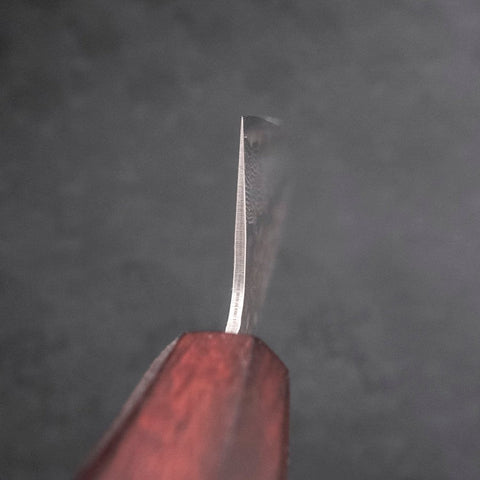 Kiritsuke AUS-10 Tsuchime Damasco Mango Urushi Morado 210mm