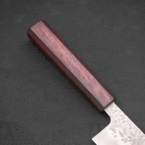 Kiritsuke AUS-10 Tsuchime Damasco Mango Urushi Morado 210mm