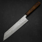 Kiritsuke AUS-10 Tsuchime Damascus Sumi Urushi Handle 210mm-[Musashi]-[Japanese-Kitchen-Knives]