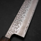 Kiritsuke AUS-10 Tsuchime Damascus Sumi Urushi Handle 210mm-[Musashi]-[Japanese-Kitchen-Knives]