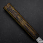 Kiritsuke AUS-10 Tsuchime Damascus Sumi Urushi Handle 210mm-[Musashi]-[Japanese-Kitchen-Knives]
