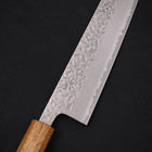 Kiritsuke AUS-10 Tsuchime Damascus Yaki Urushi Handle 210mm-[Musashi]-[Japanese-Kitchen-Knives]