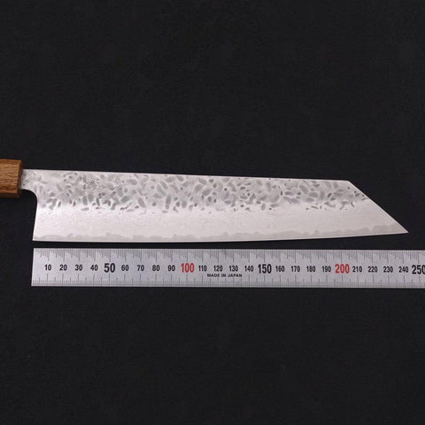 Kiritsuke AUS-10 Tsuchime Damascus Yaki Urushi Handle 240mm-[Musashi]-[Japanese-Kitchen-Knives]