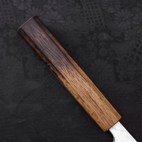 Kiritsuke AUS-10 Damasco Níquel Ondulado Mango Yaki Urushi 210mm