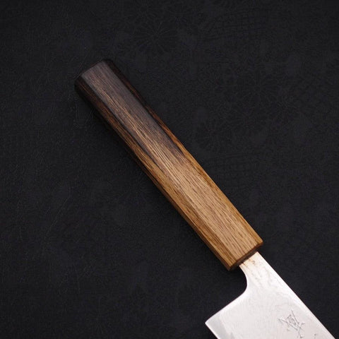 Kiritsuke AUS-10 Wave Nickel Damascus Yaki Urushi Handle 240mm-[Musashi]-[Japanese-Kitchen-Knives]