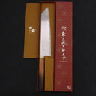 Kiritsuke AUS-10 Wave Nickel Damascus Yaki Urushi Handle 240mm-[Musashi]-[Japanese-Kitchen-Knives]