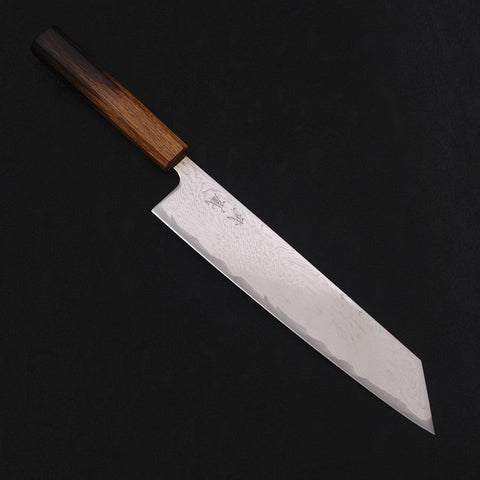 Kiritsuke AUS-10 Wave Nickel Damascus Yaki Urushi Handle 240mm-[Musashi]-[Japanese-Kitchen-Knives]