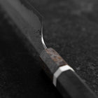 Kiritsuke Blue Steel #2 Nashiji Damascus Maple Handle 230mm (9.0”)-[Musashi]-[Japanese-Kitchen-Knives]