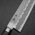 Kiritsuke Blue Super Tsuchime Brown Western Handle 210mm (8.3”)-[Musashi]-[Japanese-Kitchen-Knives]