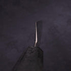 Kiritsuke Blue Steel #1 Suminagashi Black Ishime Handle 200mm-[Musashi]-[Japanese-Kitchen-Knives]