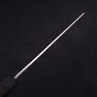 Kiritsuke Blue Steel #1 Suminagashi Black Ishime Handle 200mm-[Musashi]-[Japanese-Kitchen-Knives]