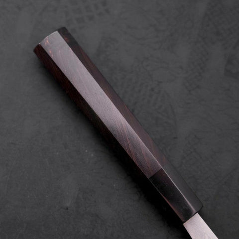 Kiritsuke Blue Steel #2 Damasco Mango de Ébano con Cuerno de Búfalo 210 mm