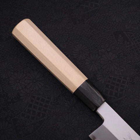 Kiritsuke Blue Steel #2 Kasumi Mango de Magnolia con Cuerno de Búfalo 240mm