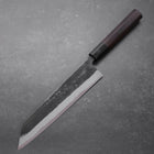Kiritsuke Blue Steel #2 Kurouchi Buffalo Ebony Handle 210mm-[Musashi]-[Japanese-Kitchen-Knives]