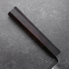 Kiritsuke Blue Steel #2 Kurouchi Buffalo Ebony Handle 210mm-[Musashi]-[Japanese-Kitchen-Knives]