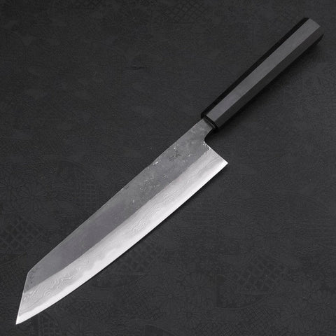 Kiritsuke Blue Steel #2 Kurouchi Damasco Mango de Ébano con Cuerno de Búfalo 210mm