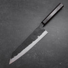 Kiritsuke Blue Steel #2 Kurouchi Ebony Handle 210mm-[Musashi]-[Japanese-Kitchen-Knives]