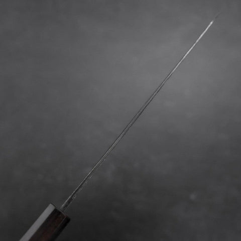 Kiritsuke Blue Steel #2 Kurouchi Ebony Handle 210mm-[Musashi]-[Japanese-Kitchen-Knives]