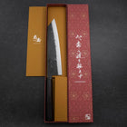 Kiritsuke Blue Steel #2 Kurouchi Ebony Handle 210mm-[Musashi]-[Japanese-Kitchen-Knives]