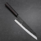 Kiritsuke Blue Steel #2 Kurouchi Ebony Handle 210mm-[Musashi]-[Japanese-Kitchen-Knives]