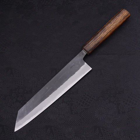 Kiritsuke Blue Steel #2 Kurouchi Sumi Urushi Handle 210mm-[Musashi]-[Japanese-Kitchen-Knives]