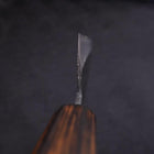 Kiritsuke Blue Steel #2 Kurouchi Sumi Urushi Handle 210mm-[Musashi]-[Japanese-Kitchen-Knives]