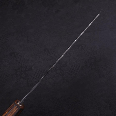 Kiritsuke Blue Steel #2 Kurouchi Sumi Urushi Handle 210mm-[Musashi]-[Japanese-Kitchen-Knives]