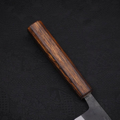 Kiritsuke Blue Steel #2 Kurouchi Sumi Urushi Handle 210mm-[Musashi]-[Japanese-Kitchen-Knives]