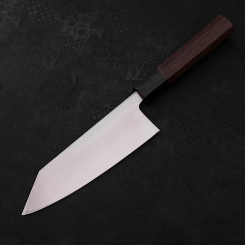 Kiritsuke Deba Blue Steel #2 Kurouchi Buffalo Wenge Handle 165mm-[Musashi]-[Japanese-Kitchen-Knives]