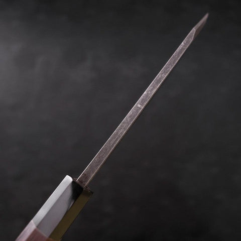 Kiritsuke Deba Blue Steel #2 Kurouchi Buffalo Wenge Handle 165mm-[Musashi]-[Japanese-Kitchen-Knives]