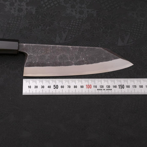 Kiritsuke Deba Blue Steel #2 Kurouchi Buffalo Wenge Handle 165mm-[Musashi]-[Japanese-Kitchen-Knives]