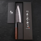 Kiritsuke Deba Blue Steel #2 Kurouchi Buffalo Wenge Handle 165mm-[Musashi]-[Japanese-Kitchen-Knives]