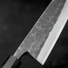 Kiritsuke Deba Blue Steel #2 Kurouchi Buffalo Wenge Handle 180mm-[Musashi]-[Japanese-Kitchen-Knives]