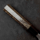 Kiritsuke Deba Blue Steel #2 Kurouchi Buffalo Wenge Handle 180mm-[Musashi]-[Japanese-Kitchen-Knives]