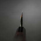 Kiritsuke Deba Honyaki Silver Steel #3 Mirror Buffalo Ebony Handle 180mm-[Musashi]-[Japanese-Kitchen-Knives]