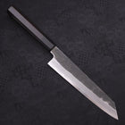 Kiritsuke Gyuto Blue Steel #1 Kurouchi Suminagashi Buffalo Ebony Handle 200mm-[Musashi]-[Japanese-Kitchen-Knives]
