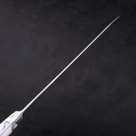 Kiritsuke Gyuto SG-2 Damascus White Handle 240mm (9.4”)-[Musashi]-[Japanese-Kitchen-Knives]