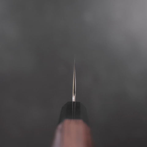 Kiritsuke Gyuto Silver Steel #3 Damascus Buffalo Wenge Handle 210mm-[Musashi]-[Japanese-Kitchen-Knives]