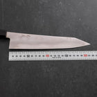 Kiritsuke Gyuto Silver Steel #3 Damascus Buffalo Wenge Handle 210mm-[Musashi]-[Japanese-Kitchen-Knives]