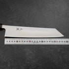 Kiritsuke Gyuto Silver Steel #3 Polished Walnut Handle 240mm (9.4”)-[Musashi]-[Japanese-Kitchen-Knives]