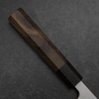 Kiritsuke Gyuto Silver Steel #3 Polished Walnut Handle 240mm (9.4”)-[Musashi]-[Japanese-Kitchen-Knives]
