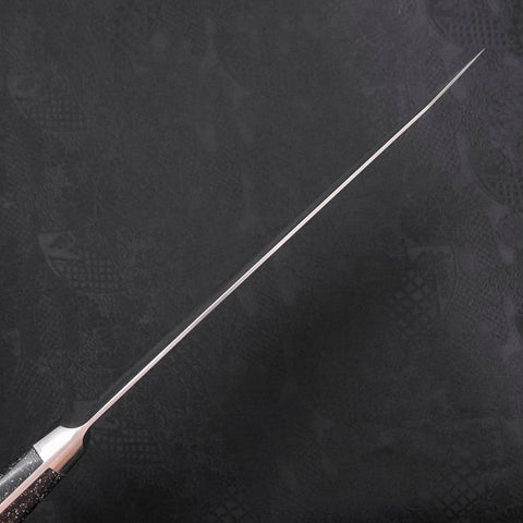 Kiritsuke Gyuto VG-10 Damascus Black Marble Handle 210mm-[Musashi]-[Japanese-Kitchen-Knives]