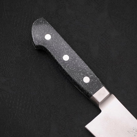 Kiritsuke Gyuto VG-10 Damascus Black Marble Handle 210mm-[Musashi]-[Japanese-Kitchen-Knives]